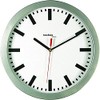 Technoline WT 7800 Matte Silver Effect Wall Clock