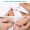 3 Pieces Cuticle Nippers Cuticle Nippers Cuticle Cutter Stainless Steel