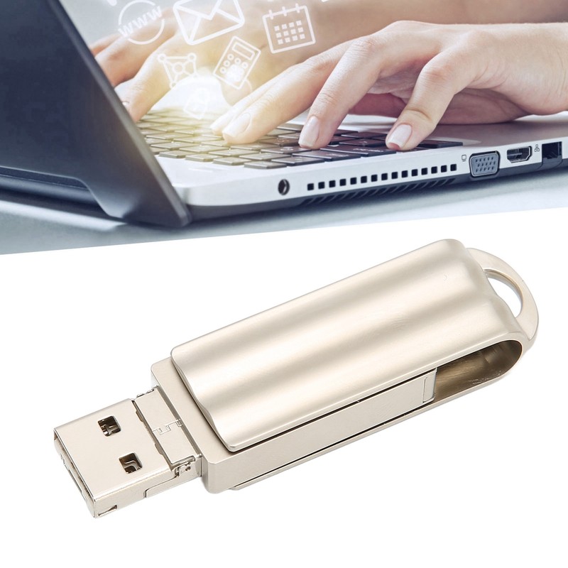 USB Flash Drive USB2.0 2 in 1 High Speed 256G