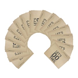 THE HOME DEPOT Heavy Duty Brown Paper 30 Gallon Lawn and Refuse Bags for Home and Garden (15 Lawn Bags)