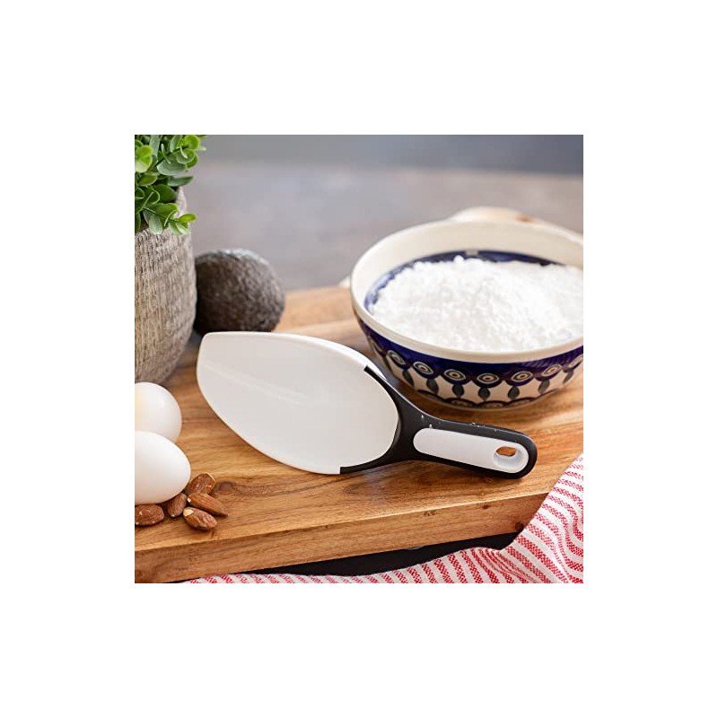 Chef Craft Plastic Scoop, White