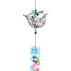 Craftmanhouse Glass Wind Chime (Frog)