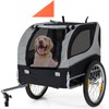 Large Dog Bike Trailer - HAPPAWS Pet Trailer for Bicycle,
