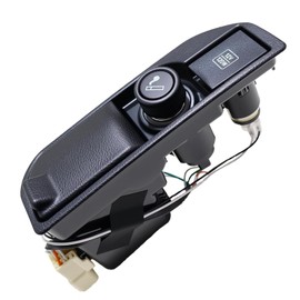 74110-35010-B0 Center Console Kit Compatible with 2003-2009 Toyota 4Runner, Replaces 7411035010B0 12V Port, with 120W USB Power Adapter