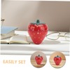 BIUDECO Strawberry Shape Mechanical Timer Countdown Timer Stainless Steel Home