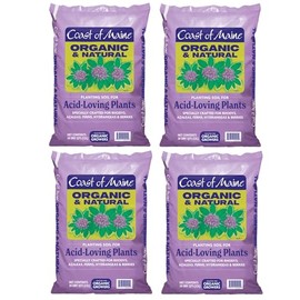 Coast of Maine, 20qt (Pack of 4) Organic and Natural Planting Soil for Acid-Loving Plants - Rhodys, Azaleas, Ferns, Hydrangeas & Berries