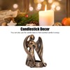 Candle Holder Resin Candlestick Base Angel Figurine Design Home Decoration