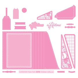 Tonic Studios A Lifetime of Adventure Mini Memory Book Creator Die Set - 24 Dies for Travel Journals