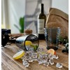 Vasos irrompibles de pezón océano, juego de 6, negro, gris