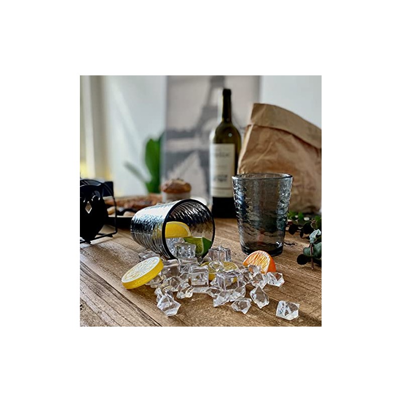 Vasos irrompibles de pezón océano, juego de 6, negro, gris