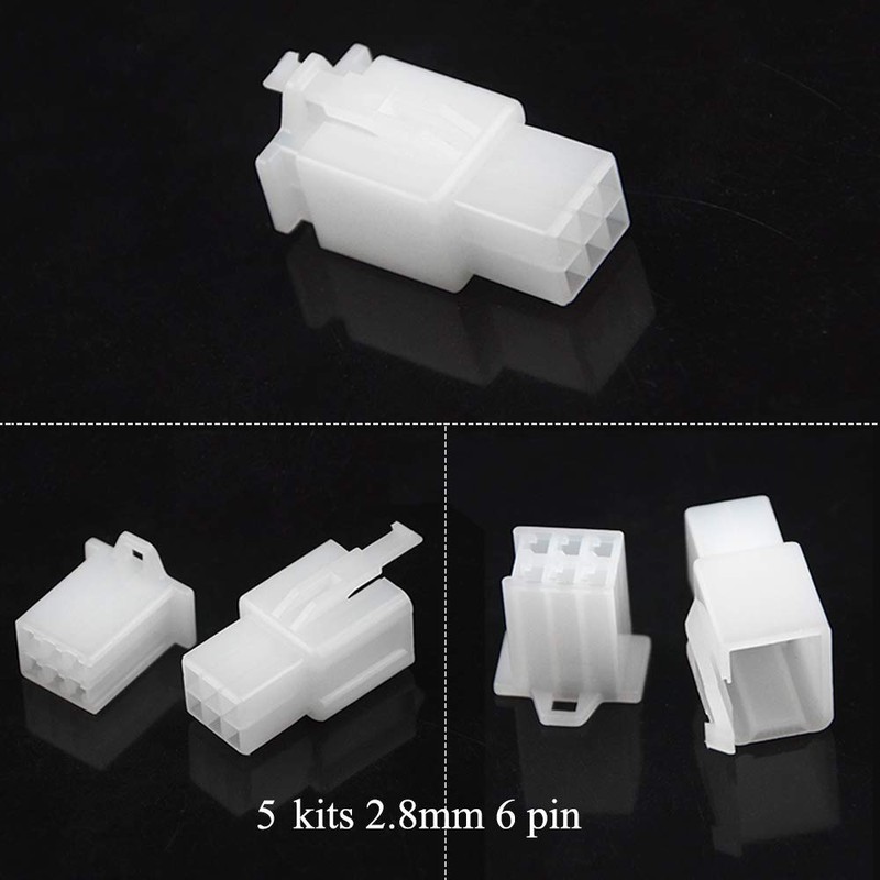 WMYCONGCONG 400pcs 2.8mm 2 3 4 6 9 Pin Automotive