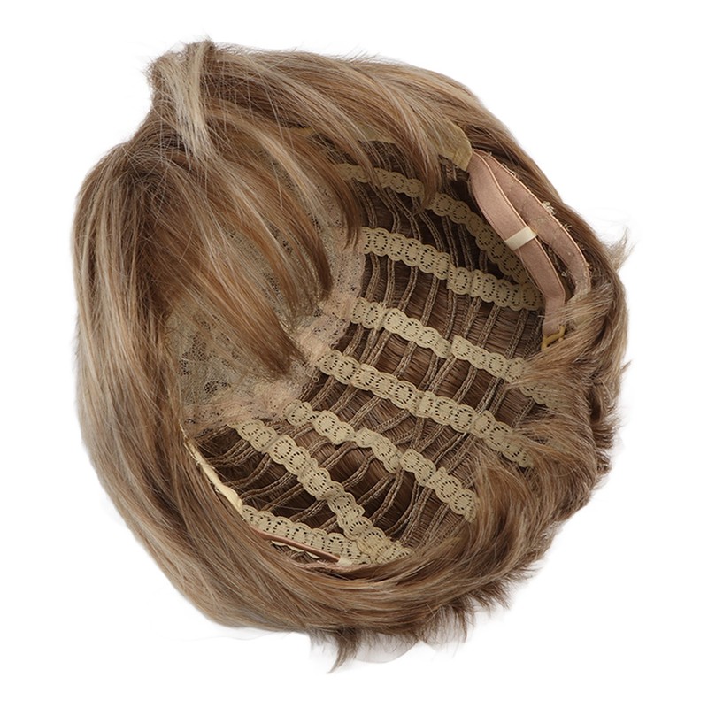 Hair Blonde Human Hair Wigs Pixie Cut Wigs Synthetic Golden