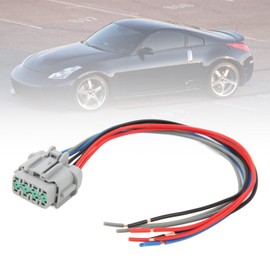 Headlight Connector Harness, 8 Pin Headlight Connector Pigtail 26010 CF40B Stable Flexible Suitable for 350Z Headlight
