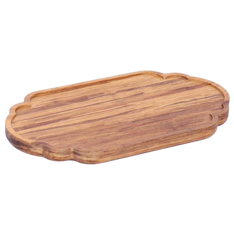 Simple Tea Tray Bamboo Tea Serving Tray Dish Saucer Home