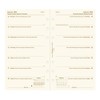 Filofax Calendar Diary Refill, Personal/Compact Size, Week on One Page,