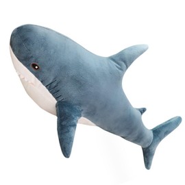 OUKEYI Shark Stuffed Animal Toy,Plush Shark Toys,Stuffed Animal Sharks Hugging Pillow,Soft Shark Cushion Pillow for Home Decoration Kids Gift (40inch)