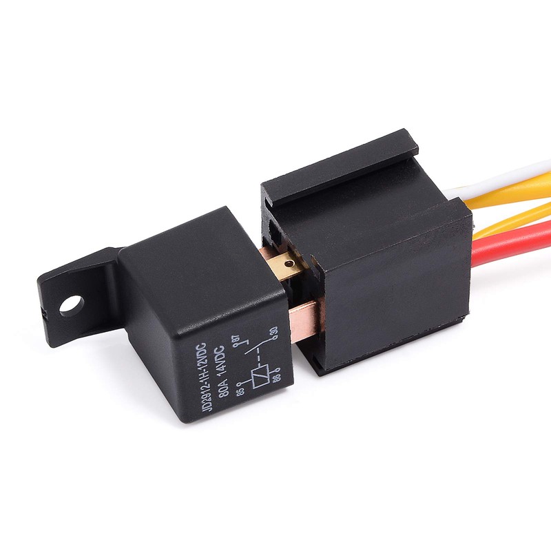 EHDIS 4-Pin Relay 12V 80A Automotive Car Relay On/Off Normally