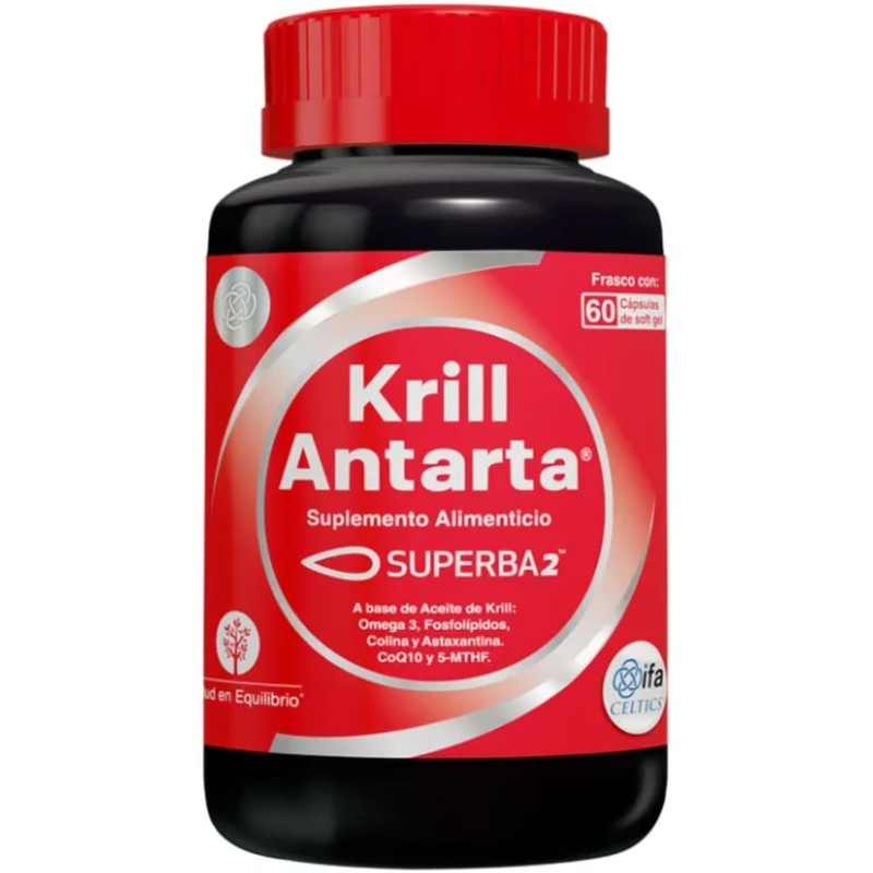 Aceite de Krill Antarta Suplemento Alimenticio - Caja con 60