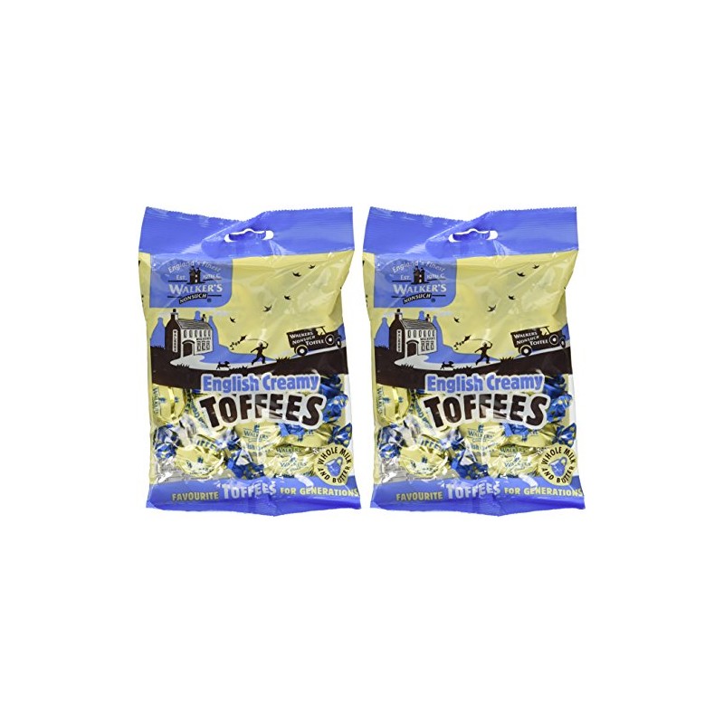 Walkers' Nonsuch English Creamy Toffees | with Whole Milk &