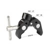 CAMVATE Multi-Purpose Super Club Clamp with 1/4" Male to 5/8"