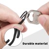 FEGVE Titanium Key Rings Split Rings 4 Packs, for Home