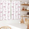 CINEKER Cute Pink Bow Girly Kawaii Dots Kitchen Bathroom Window