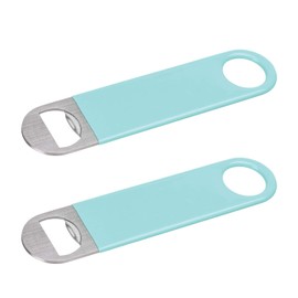 Thirsty Rhino Rubber Coated Suma Bottle Opener (Set of 2) (Teal)