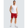 G Gradual Men's Casual Shorts 7" Lightweight Golf Shorts for