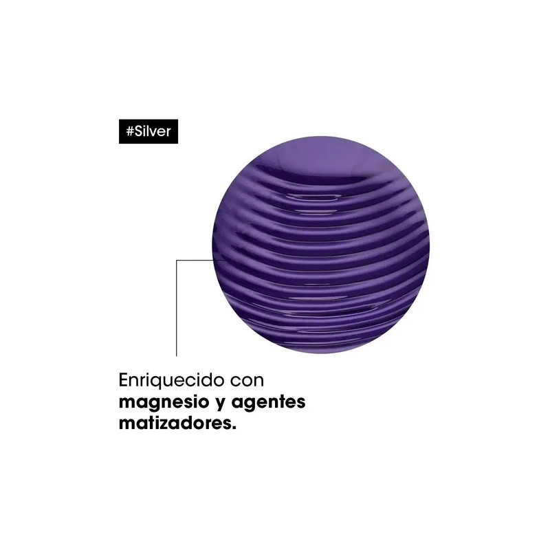 Shampoo Matizador Morado L'oreal Serie Expert Silver 1500ml