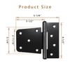 REDYA Heavy Duty Gate Hinges Fence Door Hinges 3.5 Inch