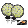 faros de niebla Par Faros 14 Leds Redondo Mini Slim