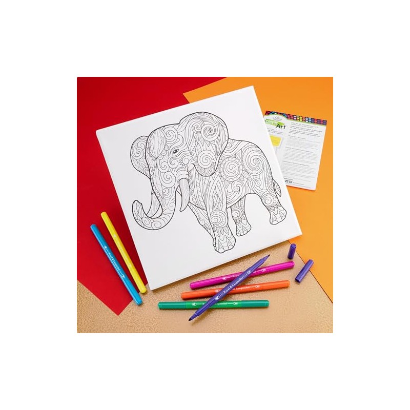 Royal & Langnickel - Canvas Art Markers Elephant