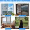 Window Screen Repair Kit 48"x118" - Includes Full Tools Set