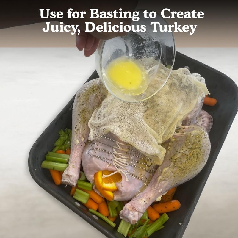 Regency Wraps 100% Cotton Cheesecloth For Straining, Basting Turkey, Canning,