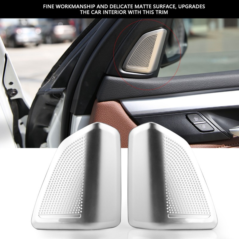 1 Pair of Car Door Stereo Audio Speaker Decoration Cover