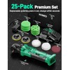 KIMO 20V Cordless Buffer Polisher Kit, 25Pcs Polishing Kit, Car