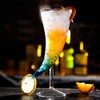 Creative Glass Horn-Shaped Goblet Glasses for Cocktails, Set of 2,