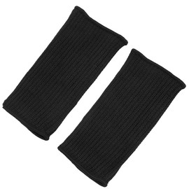 Pair of Cut Resistant Sleeves, Arm Guards, Forearm Protection for Thin Skin, Cut Resistant Arm Protection, Cut and Scratch Protection, black