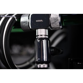 Alphacool Eiszapfen 2-way ball valve G1/4 - Deep Black