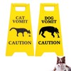 2PCS Cat and Dog Vomit Signs, Cat Vomit Sign, Dog