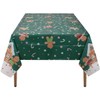 WedDecor Disposable Christmas Tablecloths, Plastic Banquet Party Table Cover Wipeable