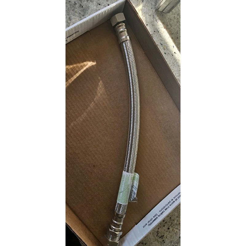 Fluidmaster 18" Fluidmaster Stainless Water Heater Supply Connector Hose Lines