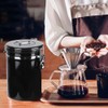 Stainless Steel Sealed Canister Coffee Bean Flour Sugar Container Holder