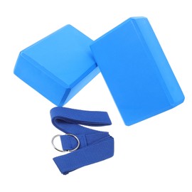 OHPHCALL Yoga Resistance Band and Block Kit Fitness Exercise Bands for Strength Training Stretching and Optimal Alignment Portable Yoga Accessories for Home and Gym Use