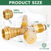 konros Extend a Stay RV Propane Kit, 4-Port Propane Brass
