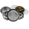 SOLSTICE TEA TRADERS Empress Tea Strainers with Drip Bowls (Pack