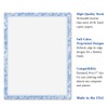 Blue Alluring Border Letter Papers - Set of 25 spring