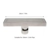 Linear Shower Drain,Large Drainage Capacity Stainless Steel Linear Drain,Effective Unpleasant
