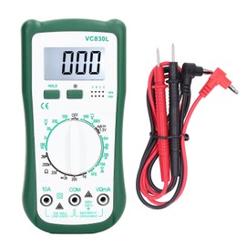 LCD Display Multimeter Multifunctional Digital Voltage Current Resistance Tester VC830L