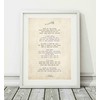 Didymus Co Coldplay - Yellow - Song Lyric Art Poster